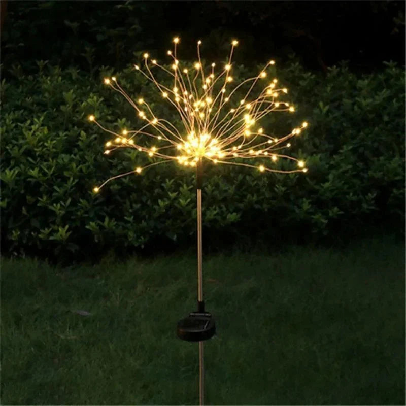 Solar LED Fireworks Lights