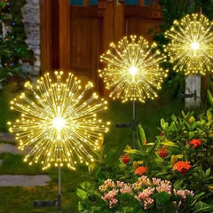 Solar LED Fireworks Lights for Garden Decor